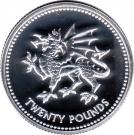 20 Pounds - Elizabeth II (5th portrait; Welsh Dragon)