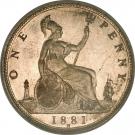 1 Penny - Victoria (2nd portrait)