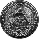 5 Pounds - Elizabeth II (2 oz Fine Silver; Unicorn of Scotland)