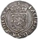 ¼ Thistle Merk - James VI (8th Coinage)