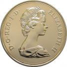 25 New Pence - Elizabeth II (Silver Wedding; Silver Proof)