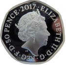 50 Pence - Elizabeth II (5th portrait; Mr. Jeremy Fisher)