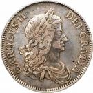 1 Crown - Charles II (1st portrait)