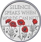 5 Pounds - Elizabeth II (Remembrance Day; Silver Proof)