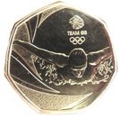 50 Pence - Elizabeth II (5th portrait; Team GB Olympics)