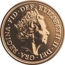 2 Pounds - Elizabeth II (5th portrait; Double Sovereign)