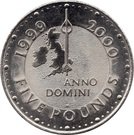 5 Pounds - Elizabeth II (4th portrait; Millennium)