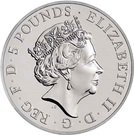5 Pounds - Elizabeth II (Royal Birth; Silver Proof)