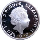 2 Pounds - Elizabeth II (5th portrait; Lion of England)