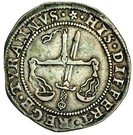 Balance ½ Merk - James VI (6th Coinage)