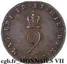 2 Pence - George III (Maundy Coinage; thin numerals)