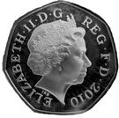 50 Pence - Elizabeth II (Girlguiding; Silver Proof)