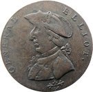 ½ Penny (Warwickshire - Birmingham / General Elliot)