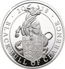 2 Pounds - Elizabeth II (5th portrait; Black Bull of Clarence)