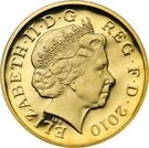 1 Pound - Elizabeth II (4th portrait; Royal Shield)