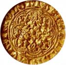 ¼ Noble - Edward III (Treaty coinage; Calais mint)