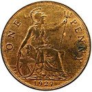 1 Penny - George V (modified effigy)