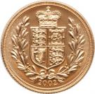 1 Sovereign - Elizabeth II (4th portrait; Golden Jubilee)
