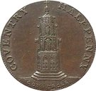 ½ Penny (Warwickshire - Coventry / Lady Godiva)