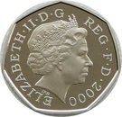 50 Pence - Elizabeth II (Public Libraries; Silver Proof)