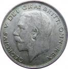 ½ Crown - George V