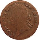 ½ Penny (God Save Us All - Hibernia)