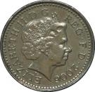5 Pence - Elizabeth II (4th portrait; Crowned thistle)