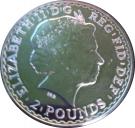 2 Pounds - Elizabeth II (4th portrait; 1 oz Fine Silver)