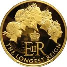 1000 Pounds - Elizabeth II (Longest Reign; Gold Proof)