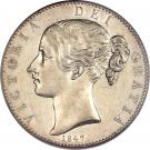 1 Crown - Victoria (1st portrait)