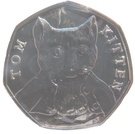 50 Pence - Elizabeth II (5th portrait; Tom Kitten)