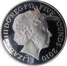 5 Pounds - Elizabeth II (The Mall; Silver Proof)
