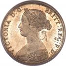 ½ Penny - Victoria (2nd portrait)