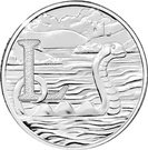 10 Pence - Elizabeth II (5th portrait; L - Loch Ness Monster)