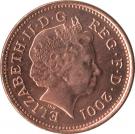 1 Penny - Elizabeth II (4th portrait; magnetic)