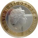 2 Pounds - Elizabeth II (Games in England; Silver Piedfort)