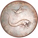 ½ Penny (Hampshire - Emsworth / Peace and Plenty)