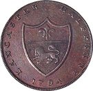 ½ Penny (Lancashire - Lancaster / John of Gaunt)