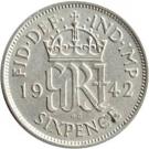 6 Pence - George VI