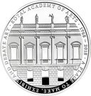 5 Pounds - Elizabeth II (Royal Academy of Arts; Silver Proof)