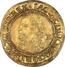 ½ Laurel - James I (3rd coinage; 4th bust)
