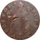 ½ Penny (Guilelmus Shakespear - Britons Rule)