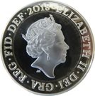 2 Pounds - Elizabeth II (5th portrait; First World War Armistice)