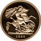 5 Pounds - Elizabeth II (2nd portrait; Sovereign series)