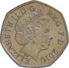 50 Pence - Elizabeth II (4th portrait; Girlguiding)
