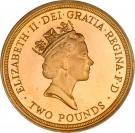 2 Pounds - Elizabeth II (World War II; Gold Proof)