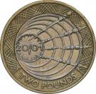 2 Pounds - Elizabeth II (4th portrait; Marconi Telegraph)