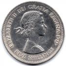 5 Shillings - Elizabeth II (British Exhibition)