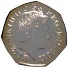 50 Pence - Elizabeth II (Basketball; Silver)