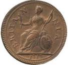 1 Farthing - George I (small planchet)
